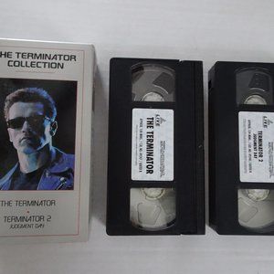 The Terminator Collection - VHS Tape 2-Tape Set - Starring Arnold Schwarzenegger